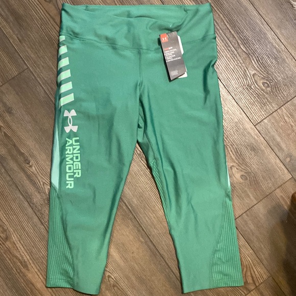 NWT large green under armour leggings - Picture 1 of 6